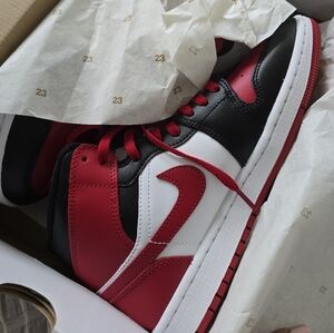 Nike Air Jordan Red and Black Sneakers